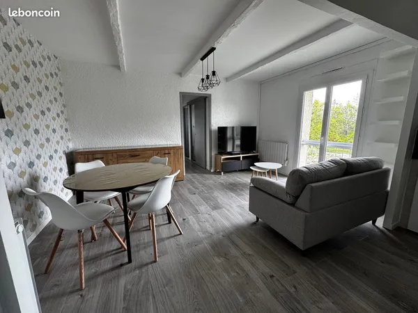 T3 meublé de 46 m² entièrement rénové - Vue Adour & plein centre-ville d'Aire-sur-l'Adour