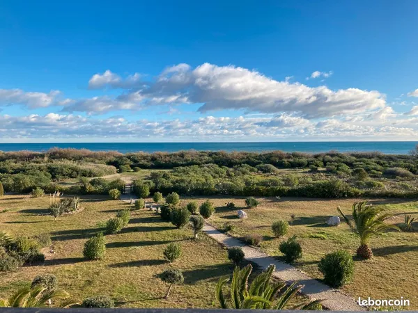 Appartement T2 Vue Mer Panoramique Sans Vis-à-Vis - Piscine - Parking - Accès Direct Plage - Saint-C