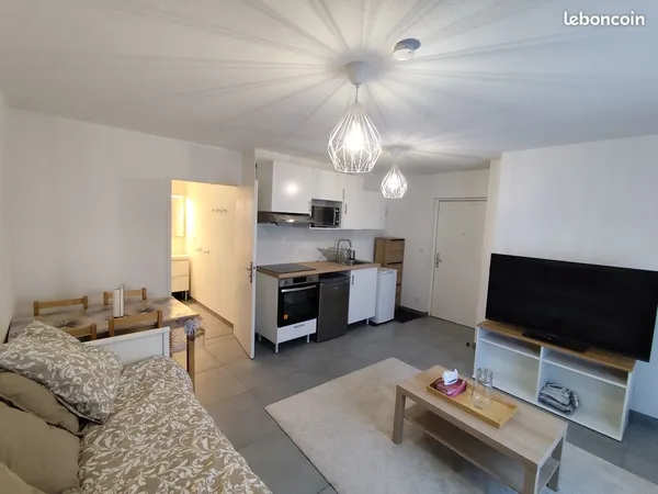 Studio meublé de 25,65m² à Bonneville (74130) en Haute-Savoie, à 30 min de Genève