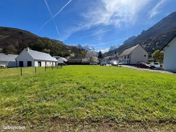 Terrain Accous + projet avec permis construire accepté