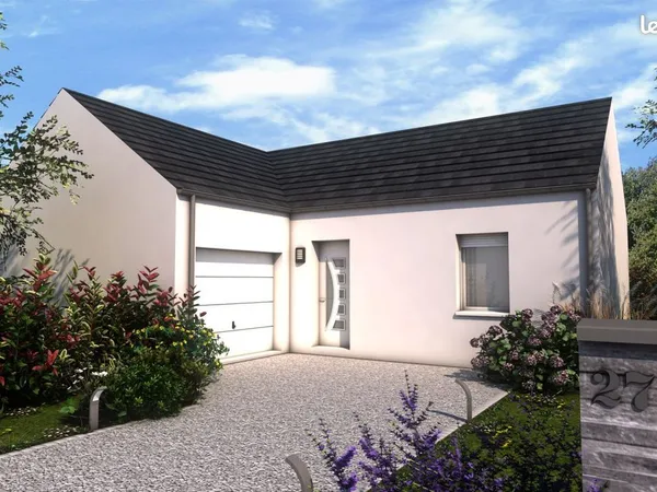 Projet de construction d'une maison 68.36 m² avec terrain à LA CHAPELLE-DU-BOIS-DES-FAULX (27)