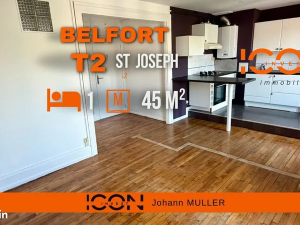 Appartement 2 pièces 45 m²