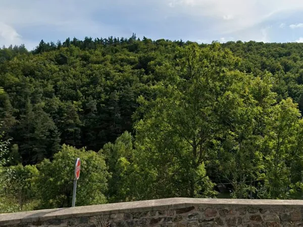 Terrain constructible 1 228 m² - secteur Grandrieu - vue rivière sans vis-à-vis