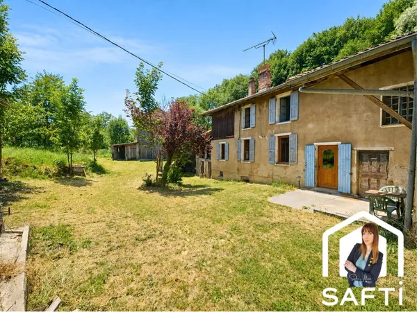 Rare à Murinais : ancien moulin avec vastes dépendances et terrain de 3 420 m²