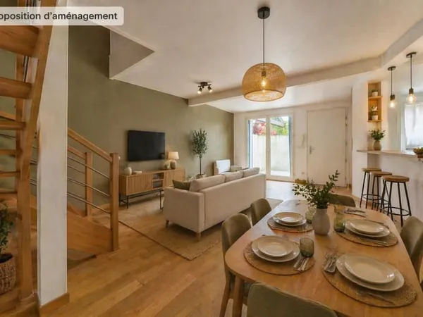 Duplex de 68m2 avec terrasse exposé est de 11m2 et une place
