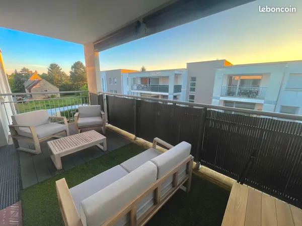 Appartement T3 avec balcon et grand garage double