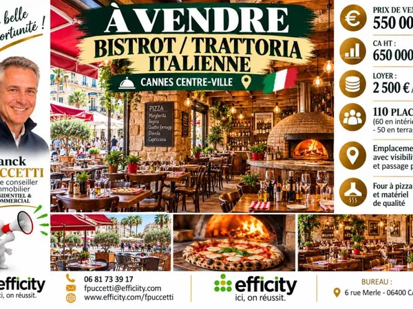 Fonds de commerce 100 m²
