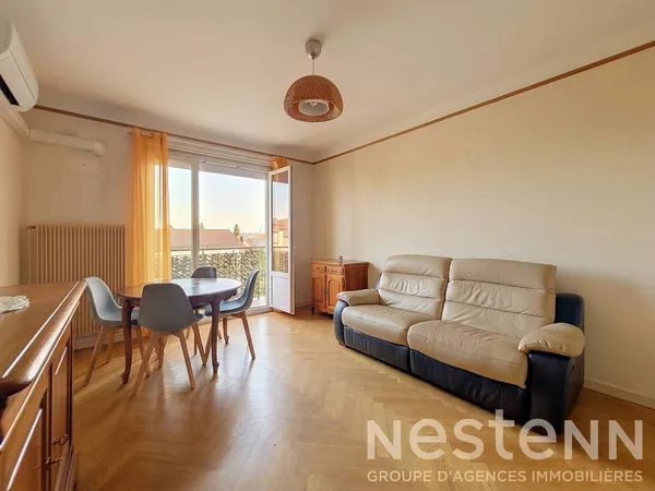Appartement 3 pièces de 68 m² habitables avec balcon et loggia - Saint Bonnet de Mure