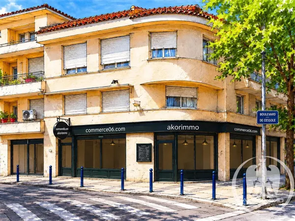 Cession de droit au bail d'angle à Nice Cessole