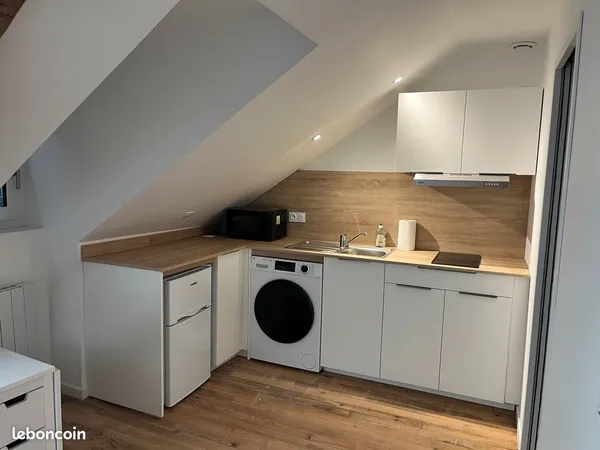Agréable T1 meublé et équipé avec chambre en mezzanine
