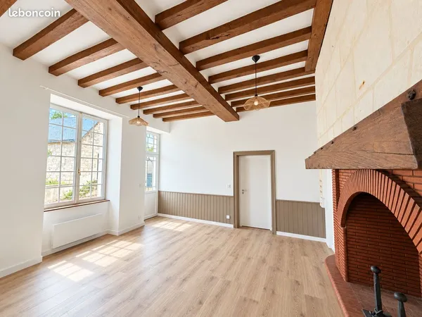 Particulier Loue - Grand Appartement T4 de charme 116 m² - 3 chambres, véranda et jardin