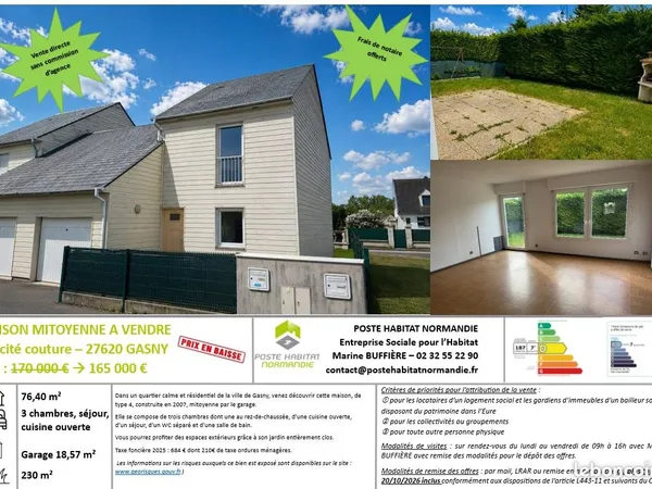 Maison à vendre - GASNY