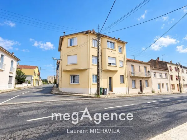 BÉZIERS - T2 de 40 m² lumineux, clim réversible, électricité 2023