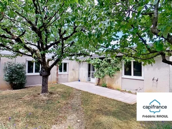 Maison de plain-pied, fonctionnelle, 5 chambres