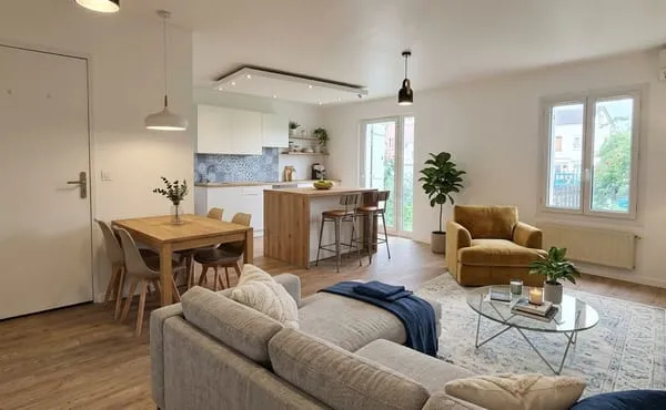 Chambly - Appartement 2 pièces avec jardin privatif, garage