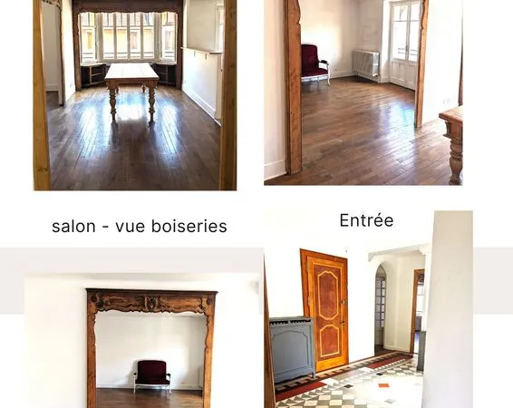 T4 117 m² de caractère - Art déco 1942 - 3 chambres - Balcons