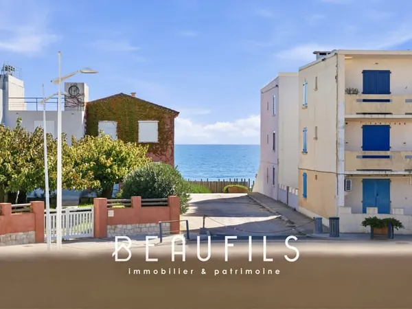 Exclusivité. Carnon-Plage - T3 avec terrasse vue mer et stat
