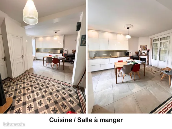 Maison de caractère - Les Pavillons-sous-Bois - 2 chambres - Sous-sol - Terrain de 143 m²