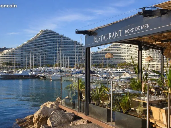 À VENDRE - Restaurant d'exception en bord de mer - Alpes-Maritimes