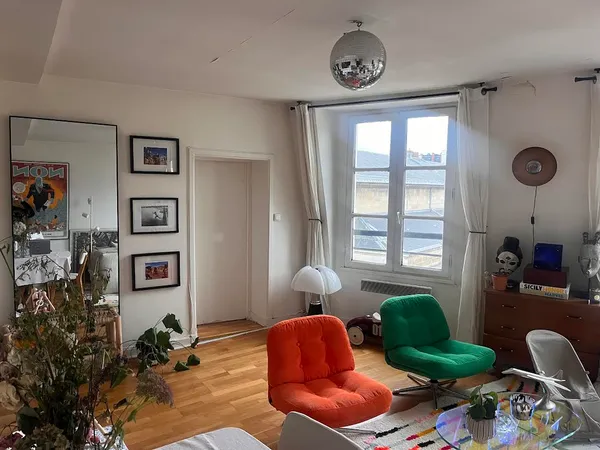 Appartement 45m2 à louer, Paris 3ème, meublé.