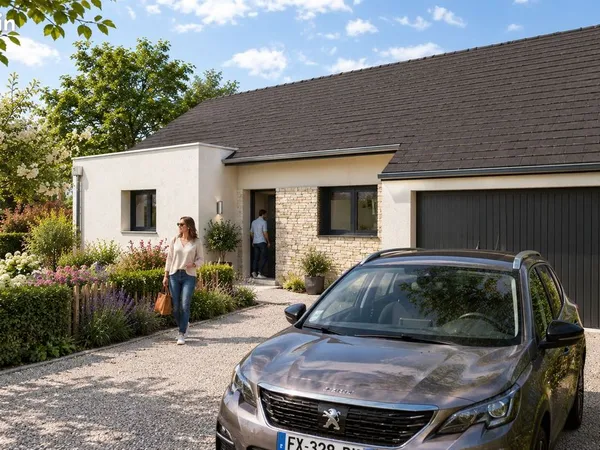 Projet de construction d'une maison 81 m² avec terrain à ARGENTRE-DU-PLESSIS (35)