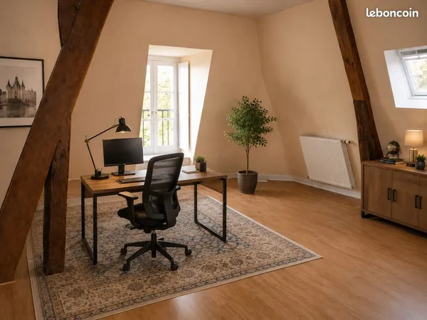 Bureau indépendant de 18 m² dans un château - à 3km de Blois