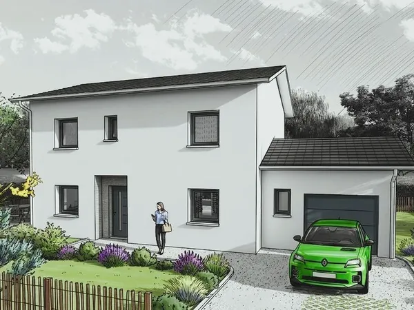 Projet de construction d'une maison 127 m² avec terrain à PERREX (01)