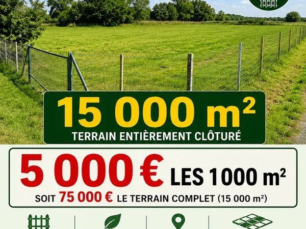 Vends terrain Cézac