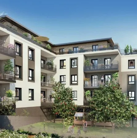 Appartement neuf T3 de 64,27 m2, surface utile 71,6 m2