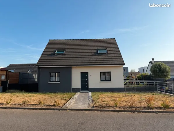Maison 2017 - DPE A - 92 m² - Sans travaux - 4 chambres - Sous-sol 60 m² - Champ Gretz