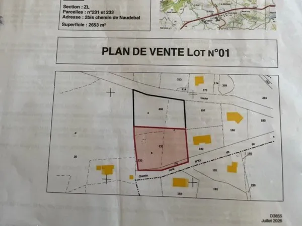 Vente terrain constructible