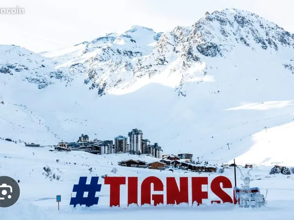 Tignes le lac T1 avec grand balcon