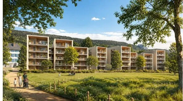 Appartement de 3 pièces 76m2 avec balcon 7m2.