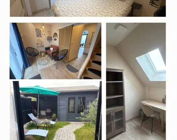 Location maisonnette meublée avec jardin