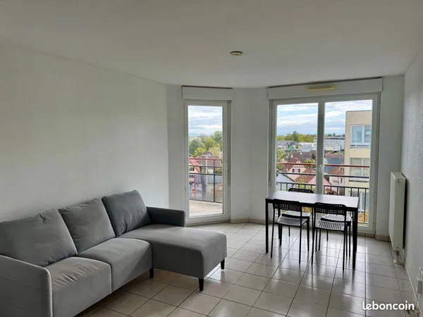 ✨ T2 meublé lumineux avec balcon et parking - Lingolsheim