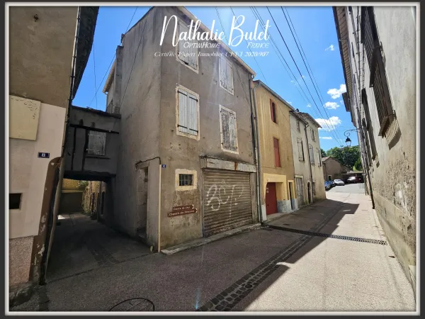 MAISON À RÉNOVER ENTIÈREMENT + SECONDE MAISON MITOYENNE À RÉHABILITER - 60 M² HABITABLES - GARAGE ET