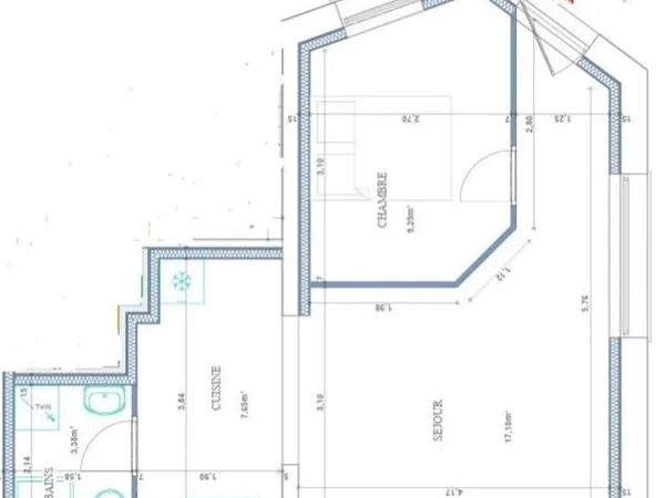 Appartement neuf T2 RDC