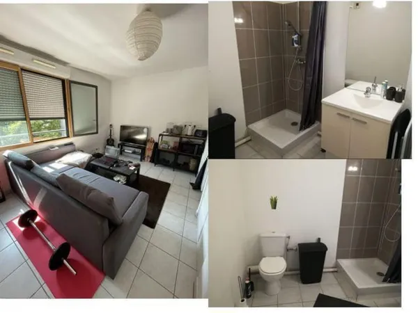 A louer, studio lumineux avec parking, proche fac