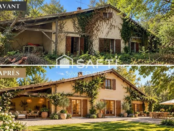 Maison landaise de caractére 270 m² - T8 - st vincent de paul