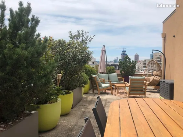 Duplex avec terrasse de 130m2 et parking
