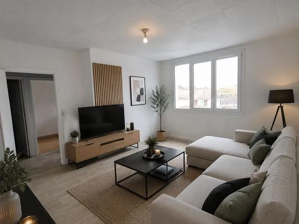 Appartement F3 TROYES secteur calme, rénové, libre