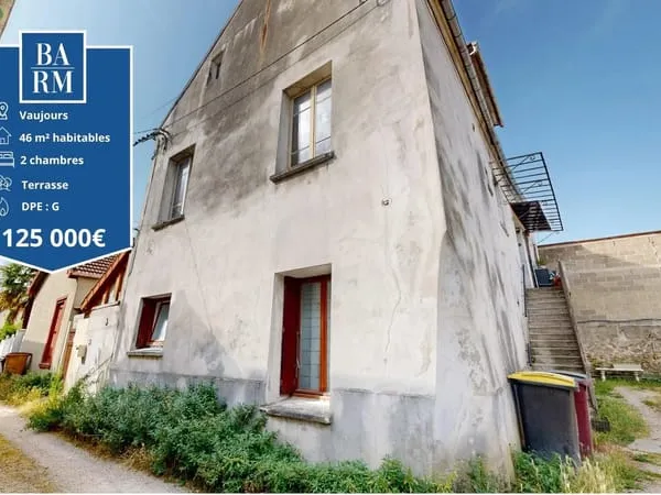 Appartement Vente Vaujours 3p 46m² 125000€