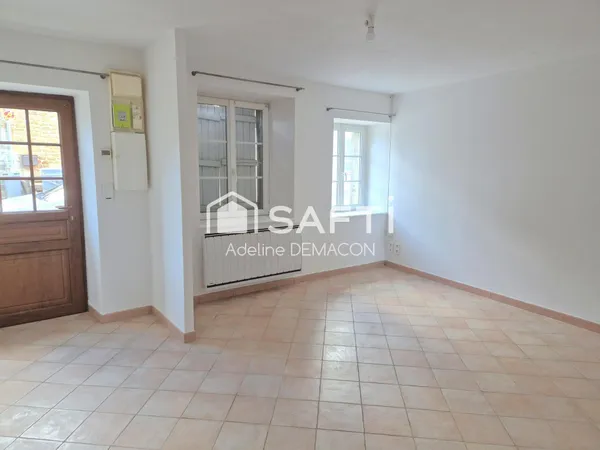 Maison en location, 2 chambres, garage et jardin