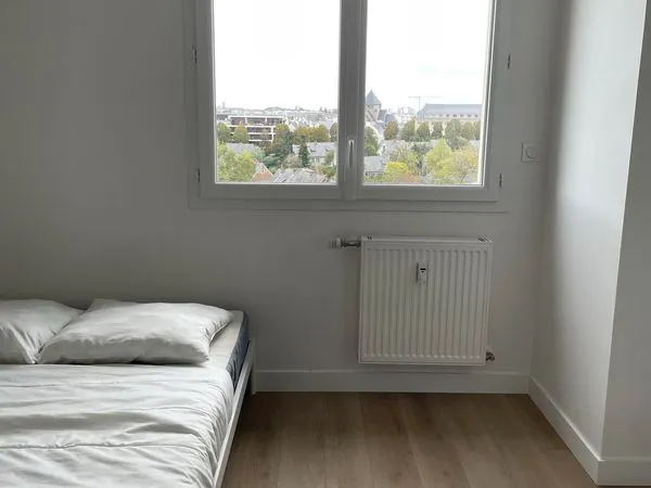 Chambre meublée avec salle d'eau privative dans appartement totalement rénové disponible immédiateme