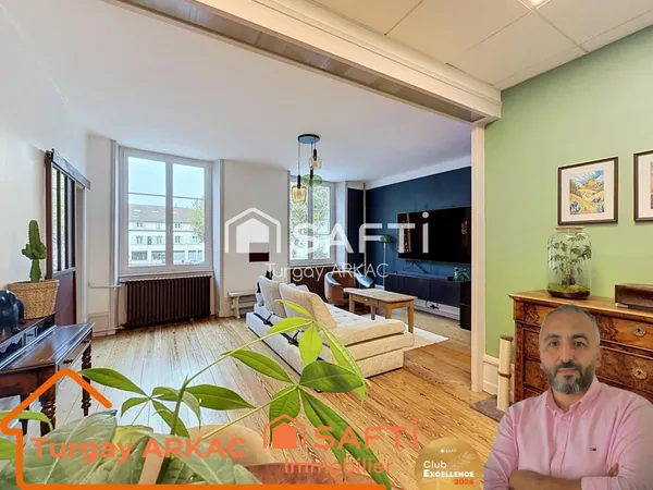 Appartement de charme rénové de 127 m²