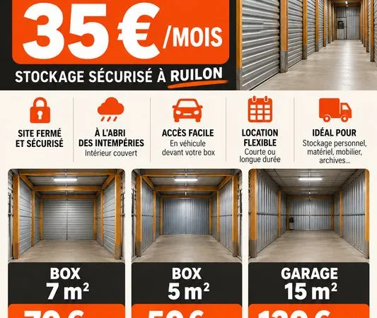Box, garage & garde-meubles