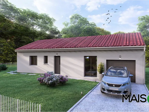 Terrain + maison 100 m²