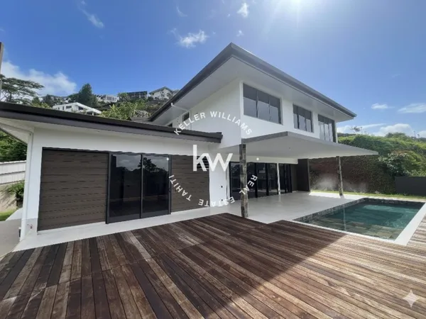 VENTE Villa neuve de Standing de 219 m² habitable Pamatai Hill