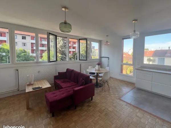 T2 46 m² intégralement rénové en 2025 - Villeurbanne Gratte-Ciel
