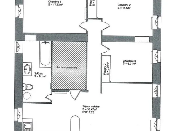 Appartement Tomblaine centre